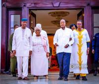 President Museveni Hosts Pastor Adeboye Wife In Uganda