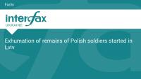 Exhumation of remains of Polish soldiers started in Lviv