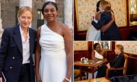 'Stand your ground': Italian PM Giorgia Meloni's advice to Kemi Badenoch over coffee in Rome - as Tory leader dismisses prospect of a deal with Reform