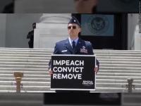 U.S. airman faces charges under military justice system for criticizing Trump over Iran war