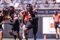 Oregon State’s Patterson, Wells practicing amid eligibility concerns