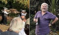 Bill Oddie has his final wishes fulfilled as family and friends scatter his ashes in Hampstead Heath in wildlife-themed celebration of his life