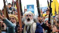 Heavy fighting erupts in Taiz as Yemen leader vows ‘painful strikes’ on Houthis