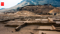 1,500-year-old child burial unearthed in Peru with whistles, rattle and vessel