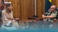 PM WALE RECEIVES COURTESY VISIT FROM SAVE THE CHILDREN SOLOMON ISLANDS