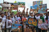Rohingya refugees in Bangladesh demand safe return to Myanmar
