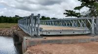 Sri Lankan and Indian Army Engineers complete 100-foot Bailey Bridge in Kurunegala