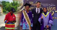 Malaysian man honours father who worked as cleaner for 25 years: 'Never been ashamed of his job'