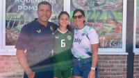Local soccer star captains Ireland at international tournament