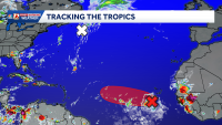 A disturbance in the Atlantic may become a tropical depression this week