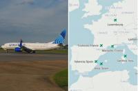 Mapped: The 10 New International Destinations United Is Adding Next Year
