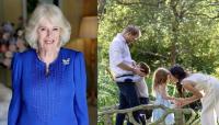 Queen Camilla’s team issues moving message after Harry, Meghan UK arrival
