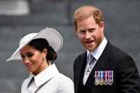 Prince Harry and family back in UK as they return from US