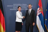 Đurić Confers with New German Ambassador