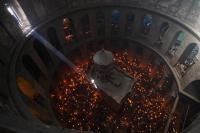 Reporter spends the night locked inside Jerusalem’s holiest church with clergy and pilgrims