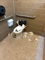 Toilets destroyed at Hartford Beach State Park in northeastern South Dakota