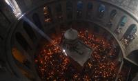 Spending the night locked inside Jerusalem's holiest church with clergy and pilgrims