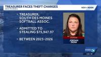 Treasurer of South Des Moines Girls Softball charged with stealing more than $75K from group