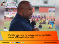 PM Marape calls for prayer and reconciliation ahead of Bougainville vote