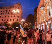 Protesters have held demonstrations in Tbilisi for the 637th consecutive day.