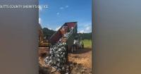 Truck driver finds 1,800 pounds of marijuana hidden in cargo, sheriff says