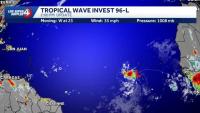 Meteorologists eye what could become Tropical Storm Dolly in the Atlantic