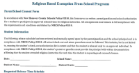 Following new state law, NHCS creating exemption form for off-campus religious ed