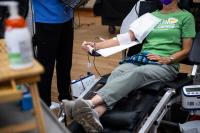 Iowa City Senior Center hosts inaugural blood drive before Abbott and Big Ten partnered “We Give Blood Drive”