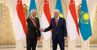SM Lee conferred Order of Dostyk for strengthening Singapore-Kazakhstan cooperation
