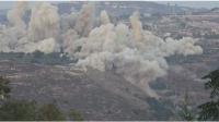 Israeli Enemy Conducts Large-Scale Explosions, Bulldozing, & Artillery Shelling in Southern Lebanese Towns