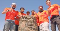Redditch Amazon staff climb Snowdon for Help for Heroes