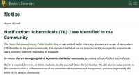 Tuberculosis case reported in Waco; Baylor says campus not at risk