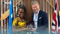 SHARON INONE AWARDED PRESTIGIOUS QUEEN ELIZABETH II AWARD