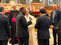 Papa wa Roma Meets Pope! Speaker MOSES WETANG’ULA meets head of Catholic Church Pope Leo XIV at Vatican (PHOTOs)