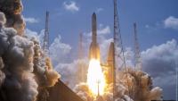 Powerful Ariane 6 rocket launches European weather satellite to orbit (video)
