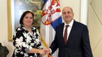 Kozarev Confers with Greek Ambassador
