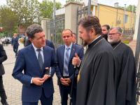 Nicușor Dan, meeting with the Bishop of Southern Bessarabia in Cahul. What projects for Romanian communities were discussed