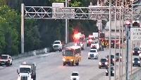 Crash on I-95 North in Palm Beach County blocks 5 right lanes near Exit 64