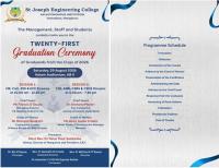 St Joseph Engineering College to host 21st Graduation Ceremony for class of 2026