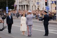 PHOTO | "A peaceful Moldova needs a Moldova capable of defending its peace." Maia Sandu, about the Independence Day military parade