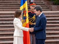 Nicușor Dan, after the meeting with Maia Sandu: "Romania will remain close, offering technical expertise and diplomatic support so that the European integration process...