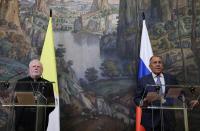 Vatican official Archbishop Paul R. Gallagher tells Russian authorities, ‘Let us be clear: This war must end’