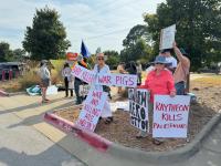 Military industrial summit in Bentonville draws major participation and protest
