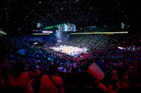 Where does the 15,831-strong Paris crowd rank in European Qualifiers history?
