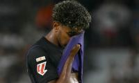 Lamine Yamal left 'hurt' by Barcelona over futures of close team-mates as Spanish media question his mood after being substituted off - but boss Hansi Flick insists his 'attitude' is 'normal'