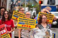 Care-a-van travels through area with health care cost freeze message