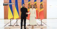 Zelenskyy Visits Sandu on Moldova's Independence Day