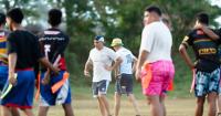 Australian Oztag coaches in Samoa