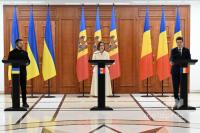 LIVE // Presidents of Moldova. Romania, Ukraine hold a joint press conference in Chisinau