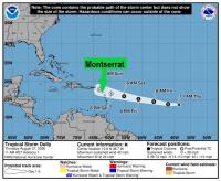 Montserrat Urged to Monitor Tropical Storm Dolly